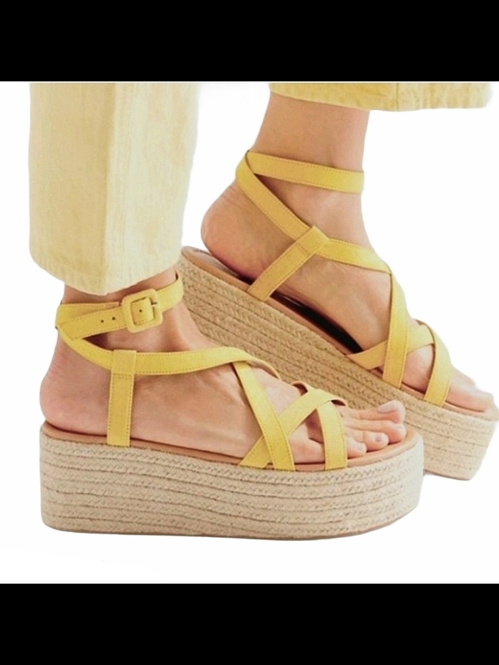 Urban Outfitters Sierra Platform Espadrille Sz 10